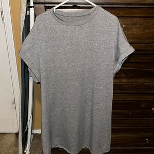 Heather grey SHEIN t shirt dress